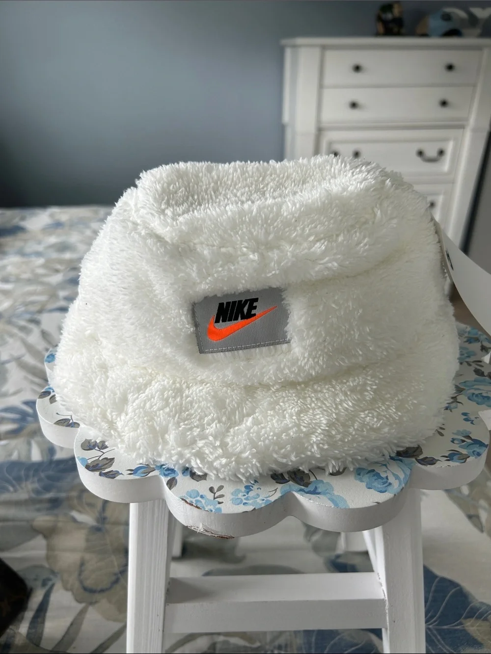 Child’s Faux Fur Nike bucket hat